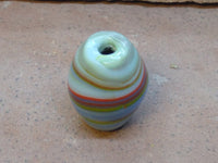 V0766  Vintage Handmade Lamp Work Glass Trade Bead Circa 60’s